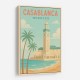 Casablanca Travel Poster Casablanca Travel Poster