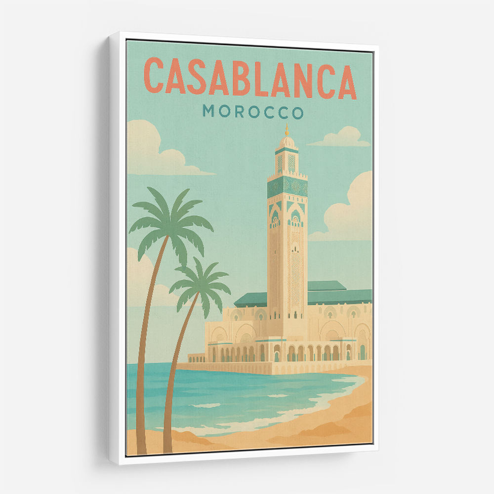 Casablanca Travel Poster Casablanca Travel Poster