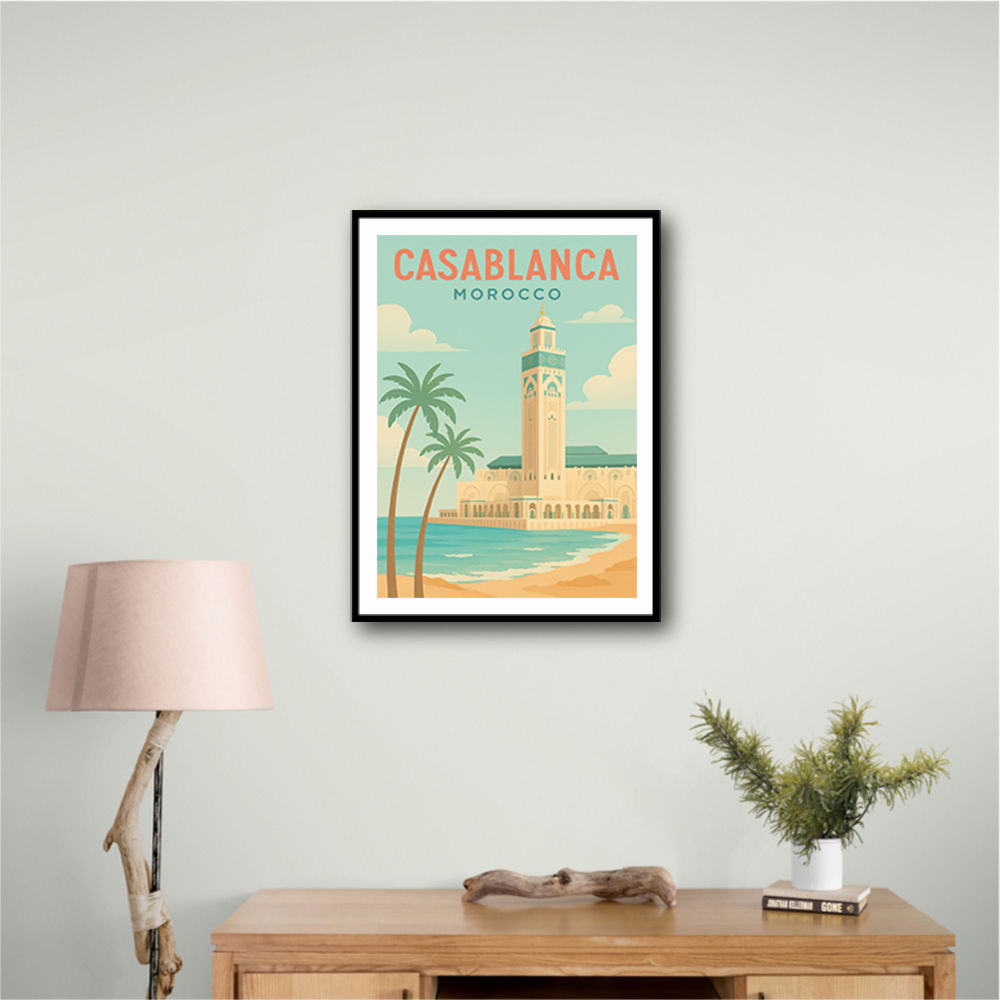 Casablanca Travel Poster Casablanca Travel Poster