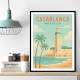 Casablanca Travel Poster Casablanca Travel Poster