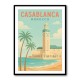 Casablanca Travel Poster Casablanca Travel Poster