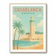 Casablanca Travel Poster Casablanca Travel Poster