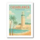 Casablanca Travel Poster Casablanca Travel Poster