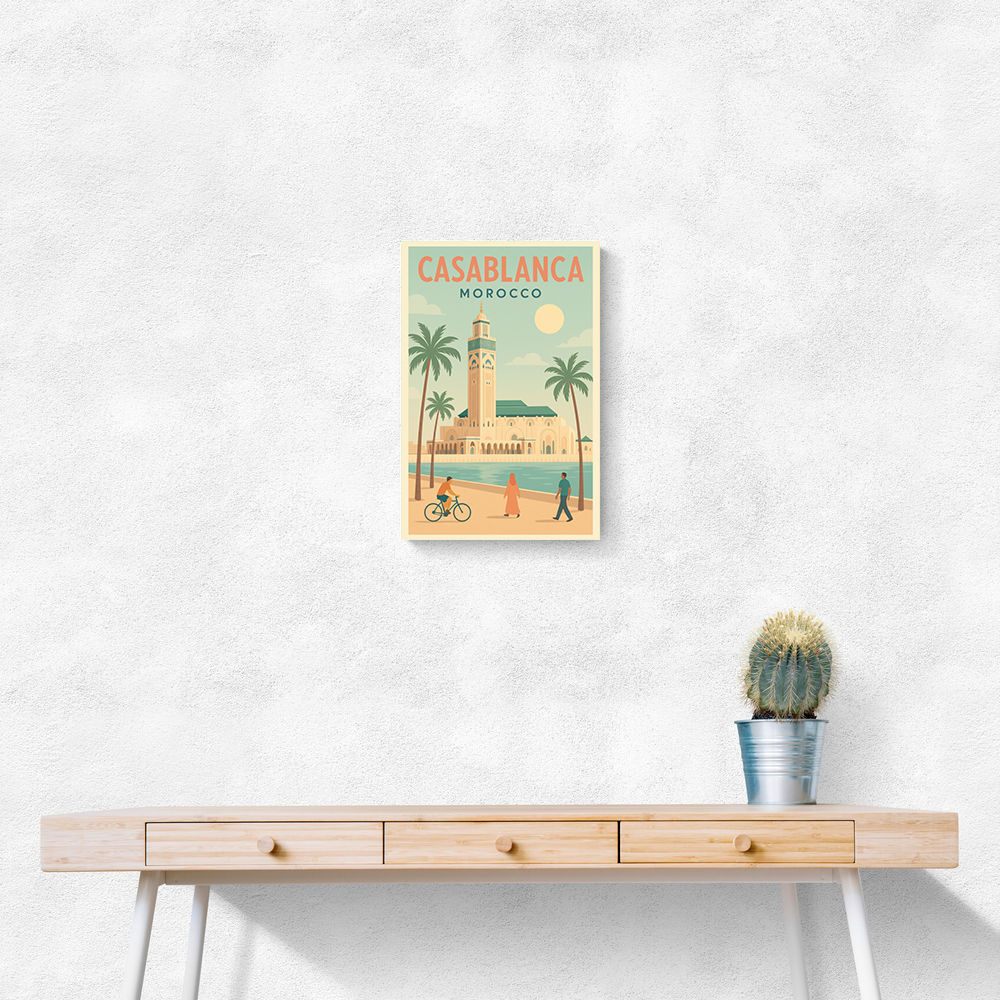 Casablanca Travel Poster 1 Casablanca Travel Poster 1