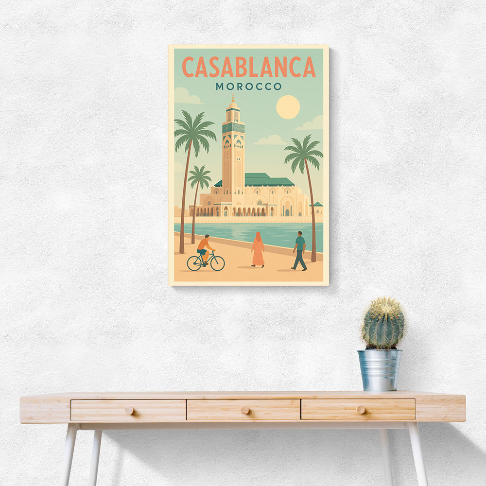 Casablanca Travel Poster 1 Casablanca Travel Poster 1
