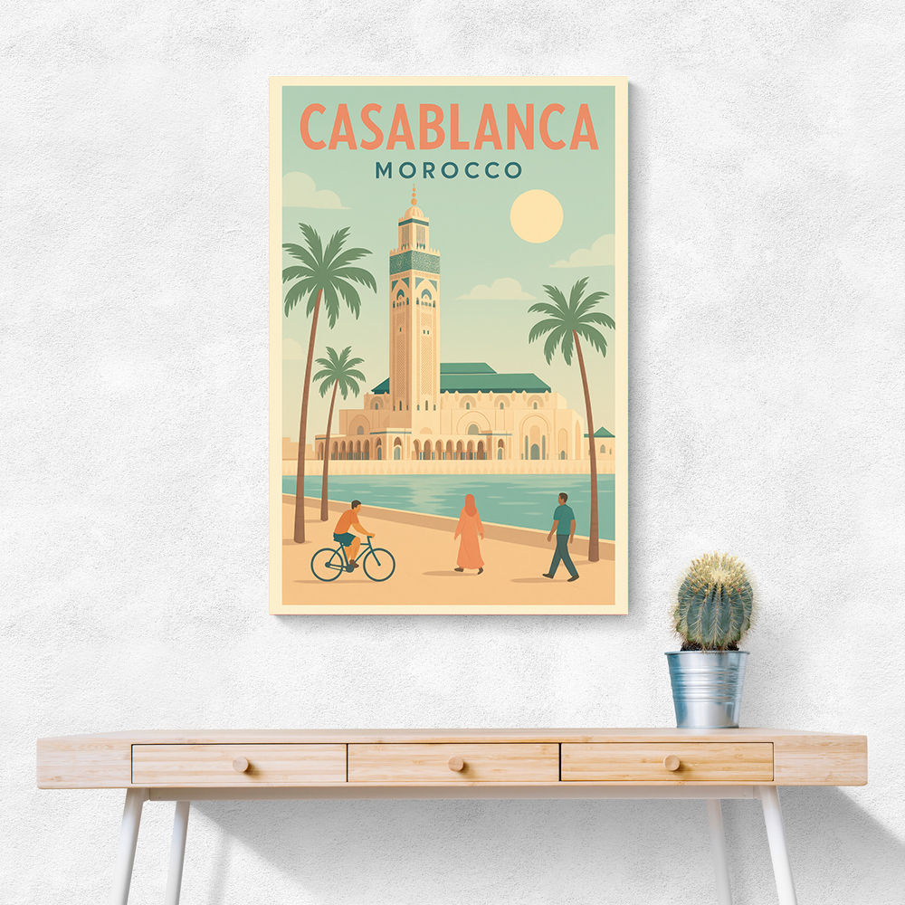Casablanca Travel Poster 1 Casablanca Travel Poster 1