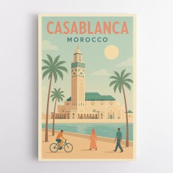Casablanca Travel Poster 1