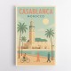 Casablanca Travel Poster 1 Casablanca Travel Poster 1