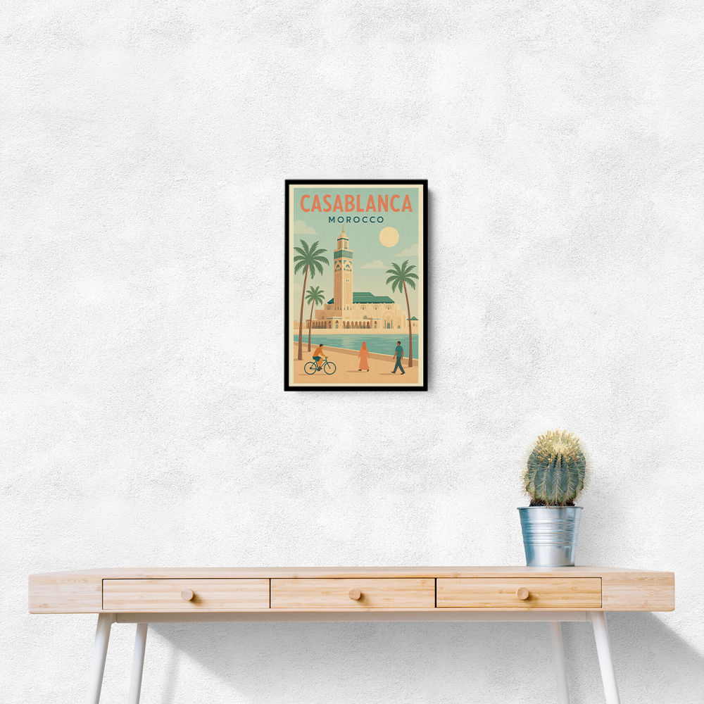 Casablanca Travel Poster 1 Casablanca Travel Poster 1