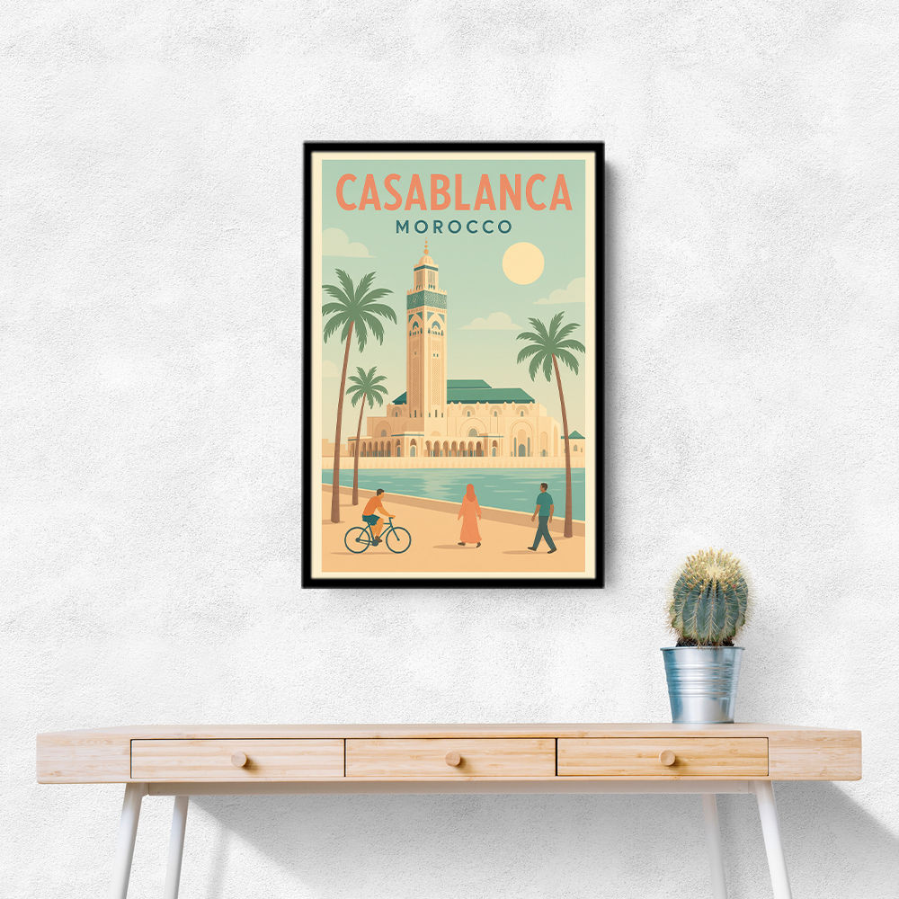 Casablanca Travel Poster 1 Casablanca Travel Poster 1