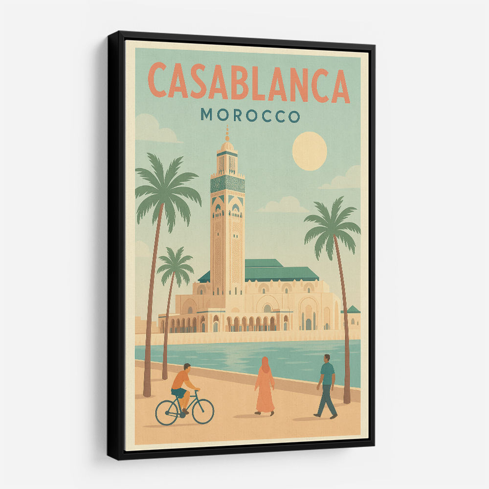 Casablanca Travel Poster 1 Casablanca Travel Poster 1