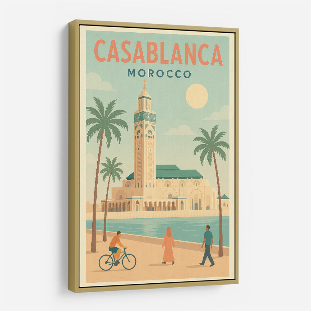Casablanca Travel Poster 1 Casablanca Travel Poster 1