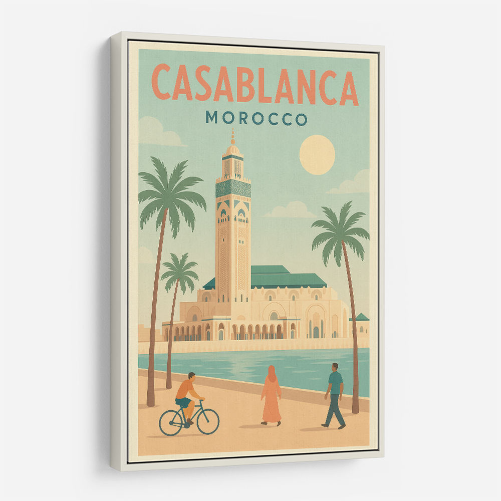 Casablanca Travel Poster 1 Casablanca Travel Poster 1