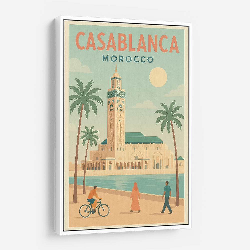 Casablanca Travel Poster 1 Casablanca Travel Poster 1