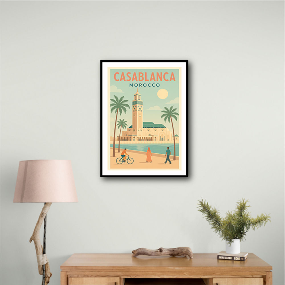 Casablanca Travel Poster 1 Casablanca Travel Poster 1