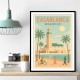 Casablanca Travel Poster 1 Casablanca Travel Poster 1