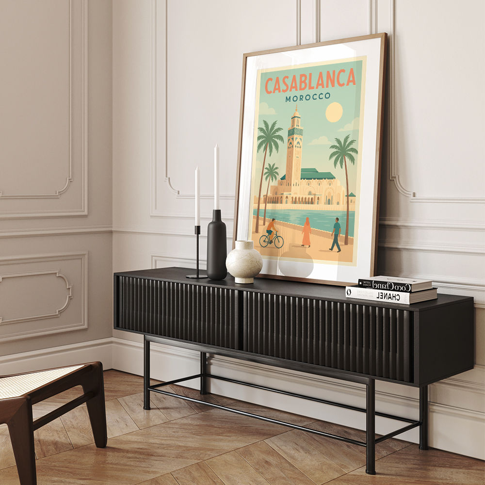 Casablanca Travel Poster 1 Casablanca Travel Poster 1
