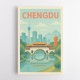 Chengdu China Travel Poster 1 Chengdu China Travel Poster 1