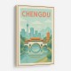 Chengdu China Travel Poster 1 Chengdu China Travel Poster 1