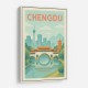 Chengdu China Travel Poster 1 Chengdu China Travel Poster 1