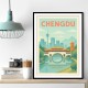 Chengdu China Travel Poster 1 Chengdu China Travel Poster 1