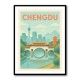 Chengdu China Travel Poster 1 Chengdu China Travel Poster 1