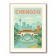 Chengdu China Travel Poster 1 Chengdu China Travel Poster 1
