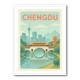Chengdu China Travel Poster 1 Chengdu China Travel Poster 1