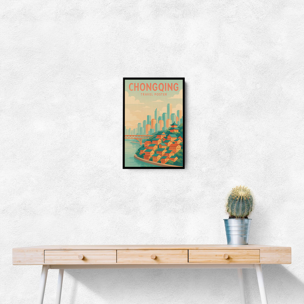 Chongqing China Travel Poster Chongqing China Travel Poster