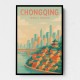 Chongqing China Travel Poster Chongqing China Travel Poster