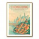 Chongqing China Travel Poster Chongqing China Travel Poster