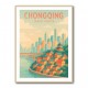 Chongqing China Travel Poster Chongqing China Travel Poster