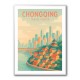 Chongqing China Travel Poster Chongqing China Travel Poster