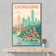 Chongqing China Travel Poster 1 Chongqing China Travel Poster 1
