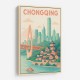 Chongqing China Travel Poster 1 Chongqing China Travel Poster 1