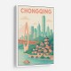 Chongqing China Travel Poster 1 Chongqing China Travel Poster 1