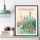 Chongqing China Travel Poster 1 Chongqing China Travel Poster 1