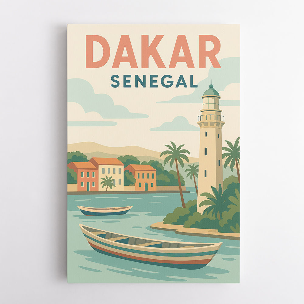 Dakar Travel Poster 1