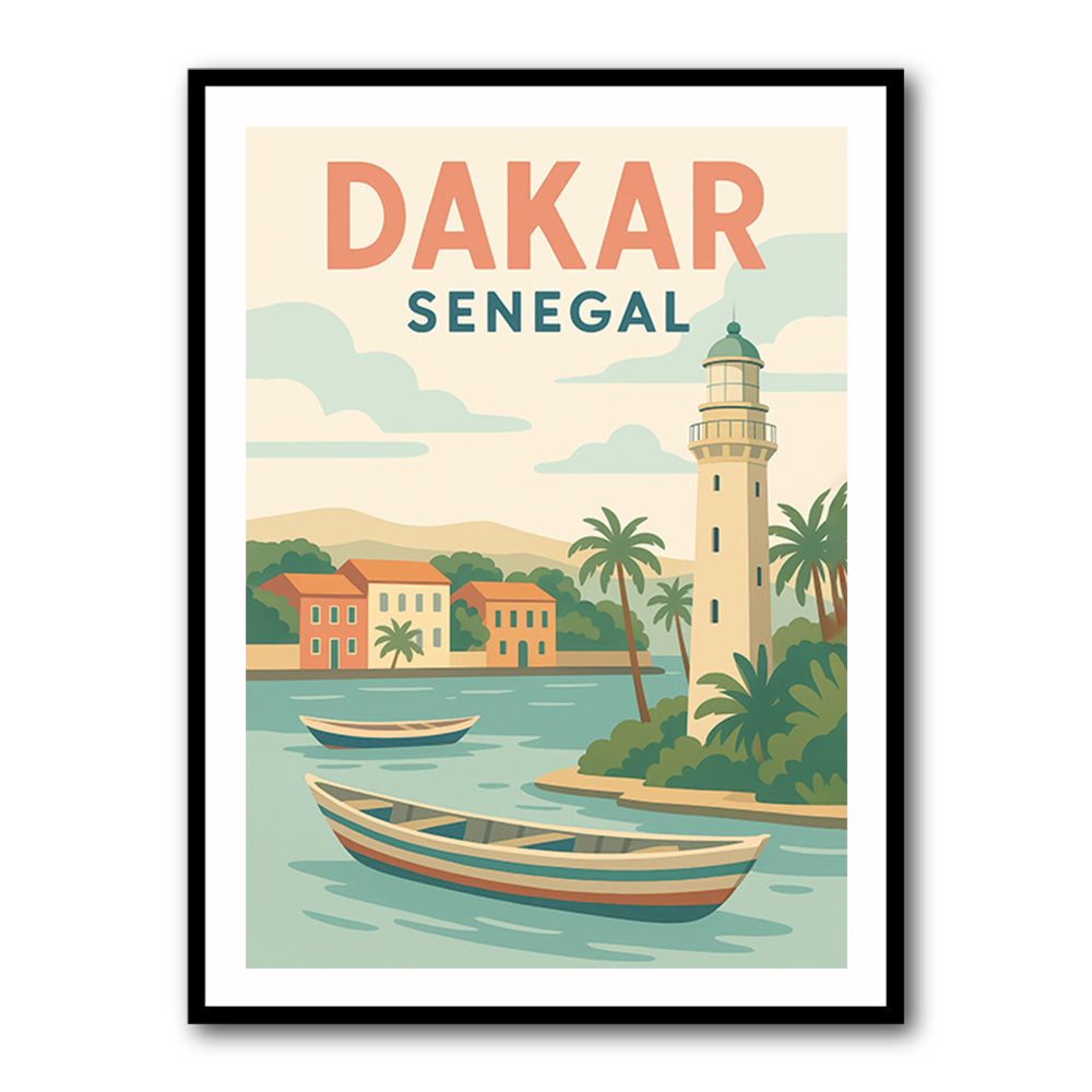 Dakar Travel Poster 1