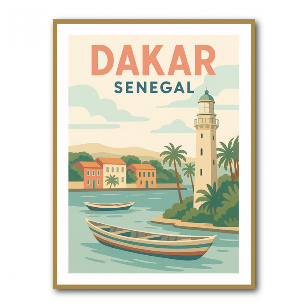 Dakar Travel Poster 1