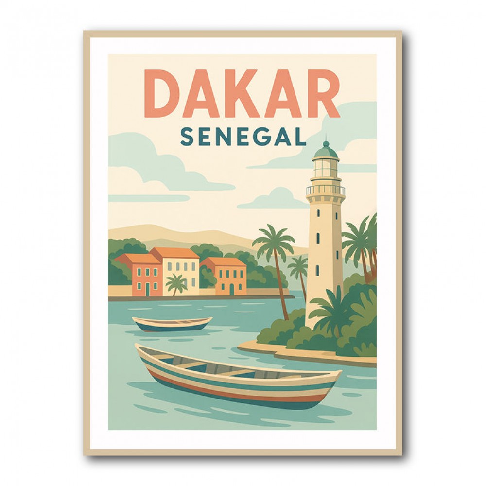Dakar Travel Poster 1