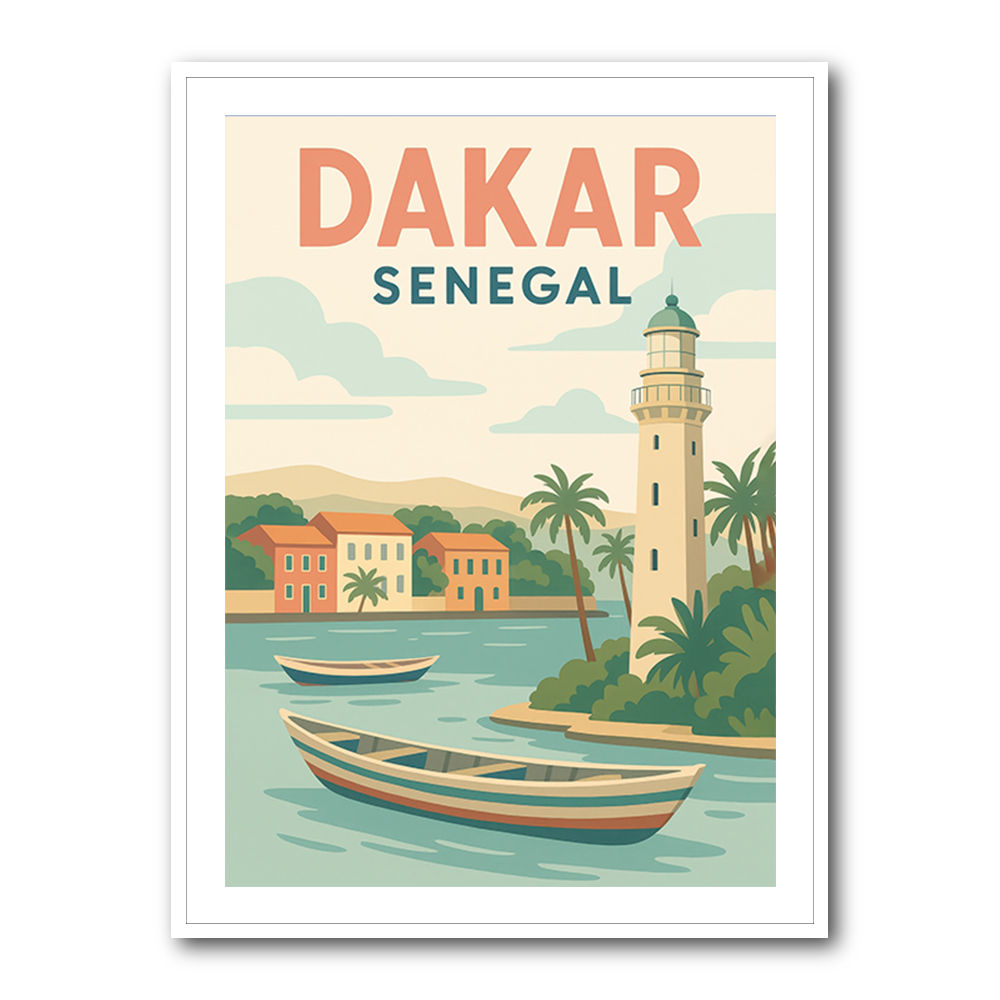 Dakar Travel Poster 1