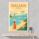 Dalian China Travel Poster Dalian China Travel Poster