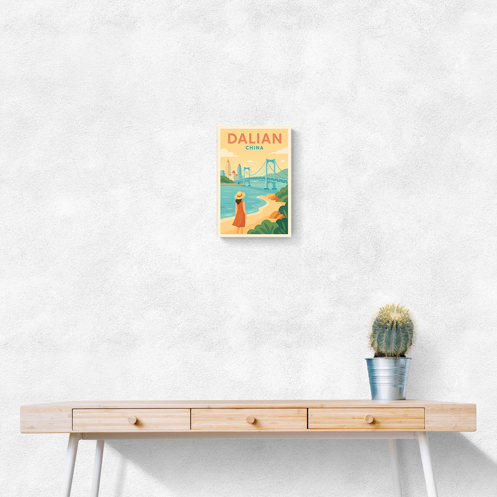 Dalian China Travel Poster Dalian China Travel Poster