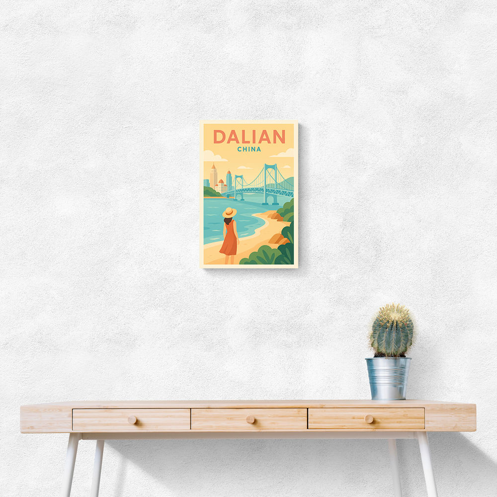 Dalian China Travel Poster Dalian China Travel Poster