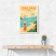 Dalian China Travel Poster Dalian China Travel Poster
