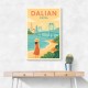 Dalian China Travel Poster Dalian China Travel Poster