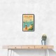 Dalian China Travel Poster Dalian China Travel Poster