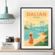 Dalian China Travel Poster Dalian China Travel Poster