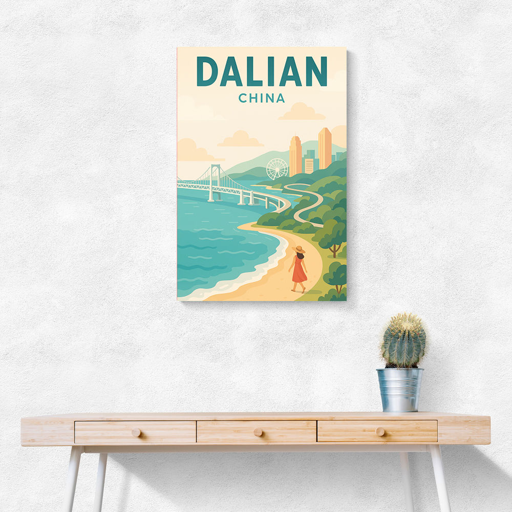 Dalian China Travel Poster 1 Dalian China Travel Poster 1